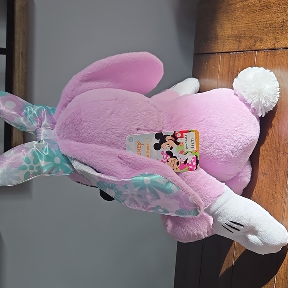 Disney Minnie Mouse Plush Toy - Pink and White- Easter - Picture 2 of 5